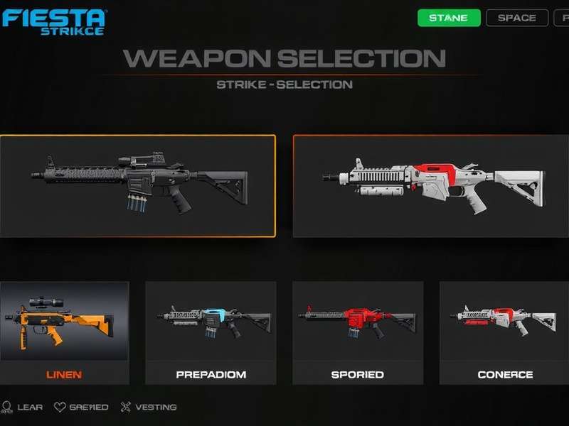 Fiesta Strike Force Weapon Selection